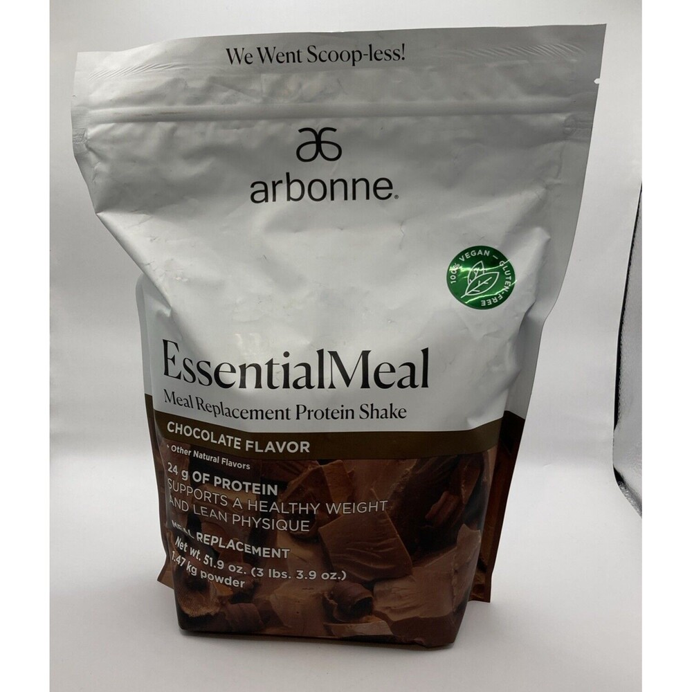 New Arbonne EssentialMeal Replacement Protein shake- CHOCOLATE- 1,470g,Exp 10/25